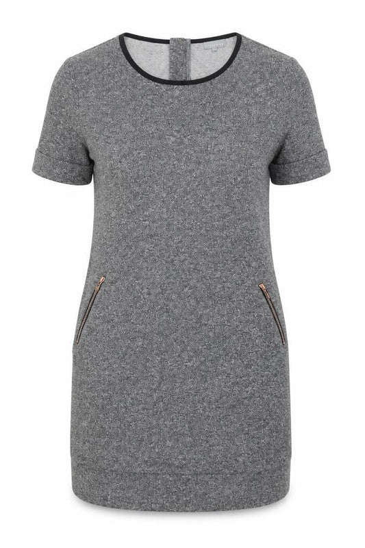 Oliver Bonas Women's Grey Sheath Dress Size 12