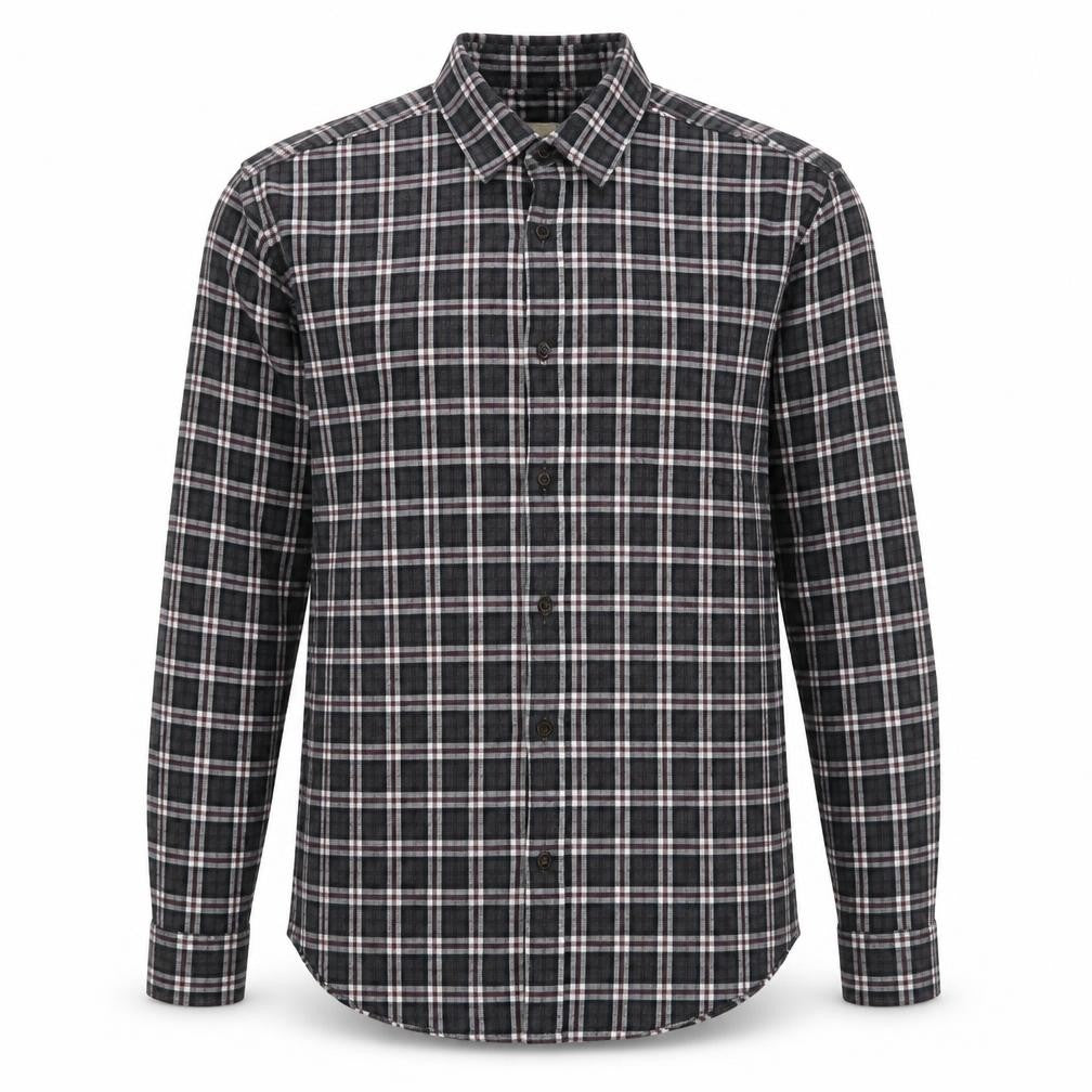 Selected Homme Men's Slim Fit Check Shirt Black M