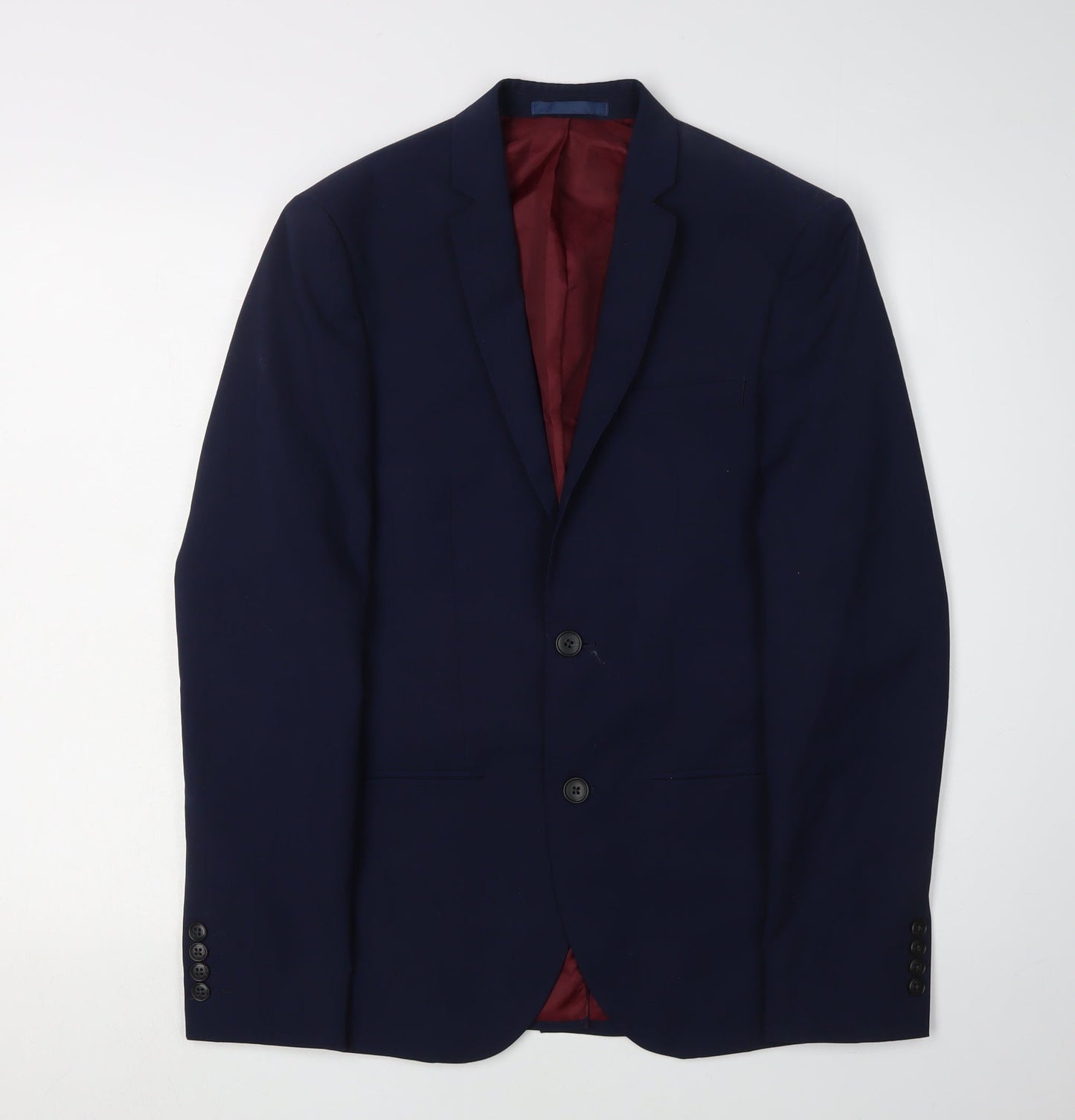 River Island Men's Blue Blazer Size 36R, Formal Jacket