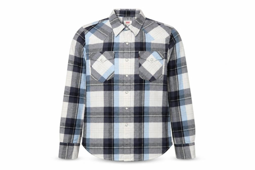 Levi's Men's Multicoloured Check Button-Up Shirt S