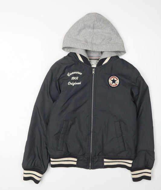 Converse Boys Black Bomber Jacket 10-12 Years