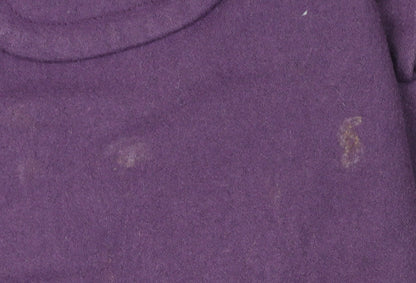 Monsoon Women's Purple Wool Pea Coat Size 16