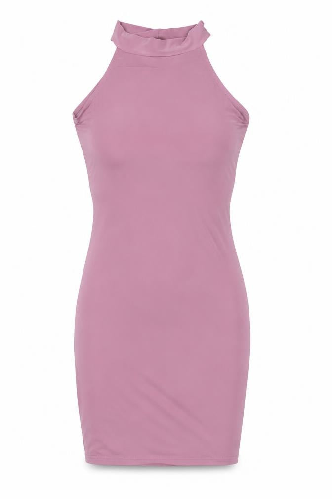 Boohoo Women's Pink Bodycon Dress - Size 6