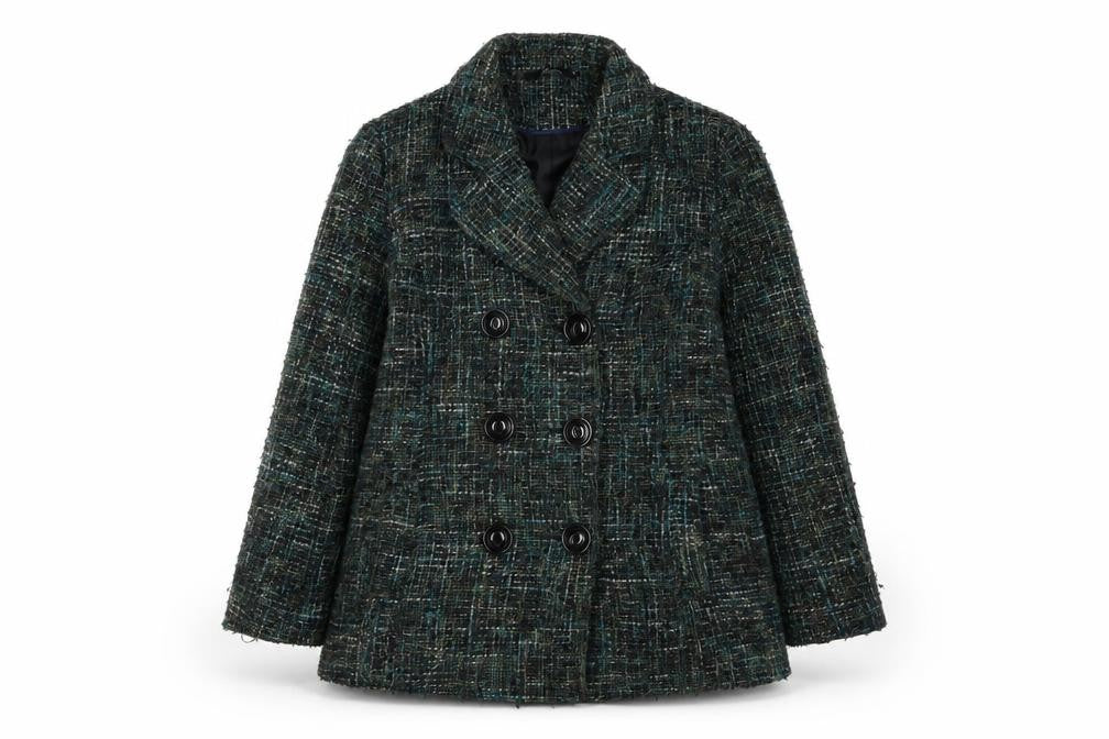 Bonmarché Women's Multicolour Pea Coat Size 14 - Classic Elegance