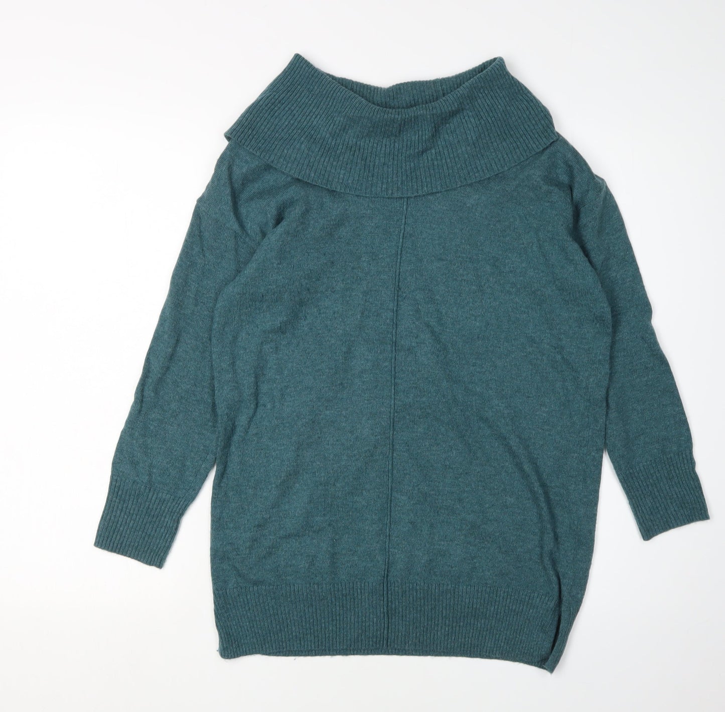 Monsoon Women's Green Cowl Neck Pullover Jumper S