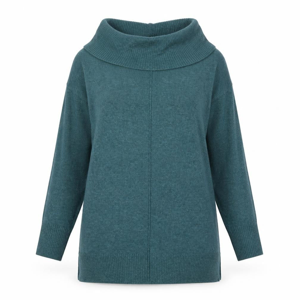 Monsoon Women's Green Cowl Neck Pullover Jumper S