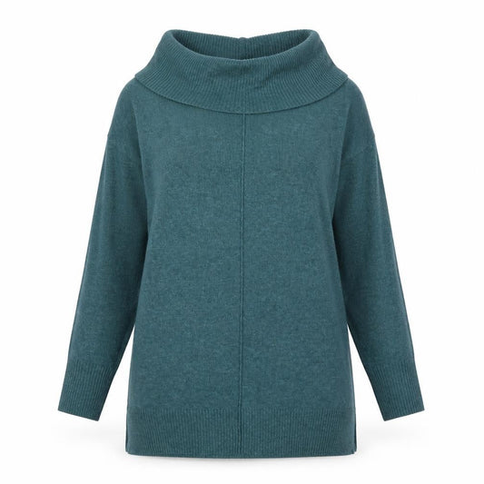 Monsoon Women's Green Cowl Neck Pullover Jumper S