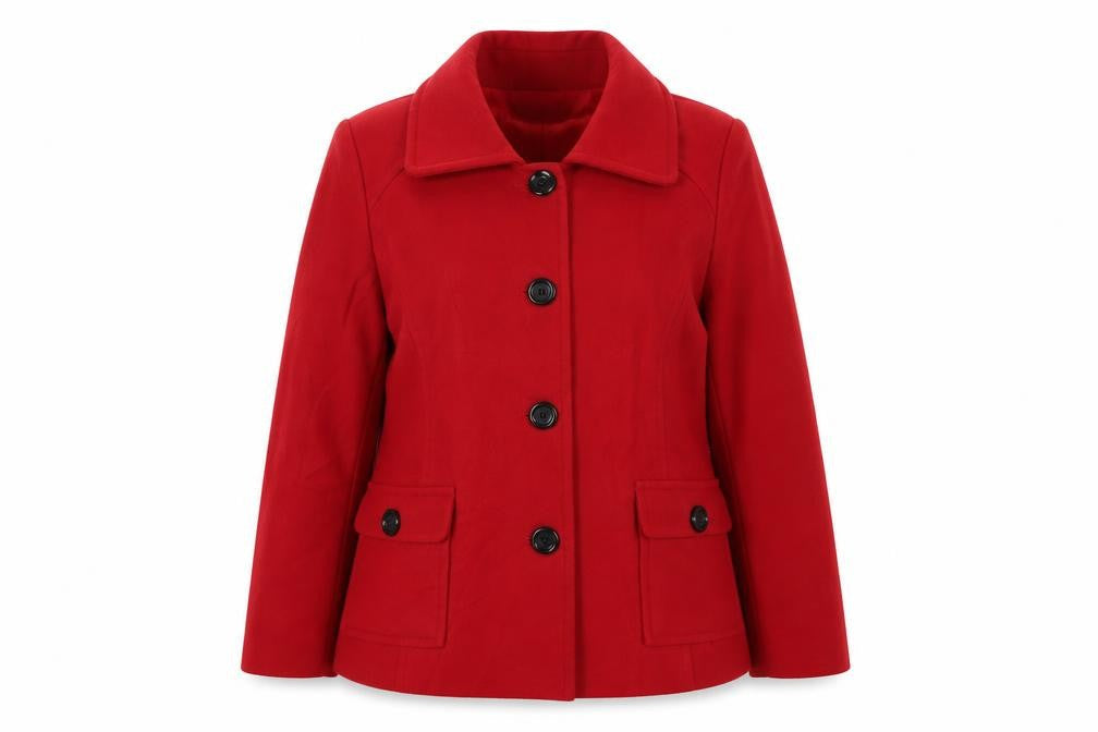 TG Women's Red Basic Jacket Size 16, Autumn/Winter