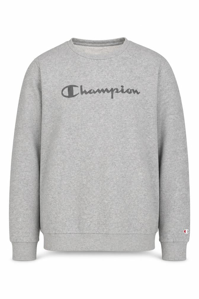 Champion Boys Grey XL Crew Neck Sweatshirt with Logo