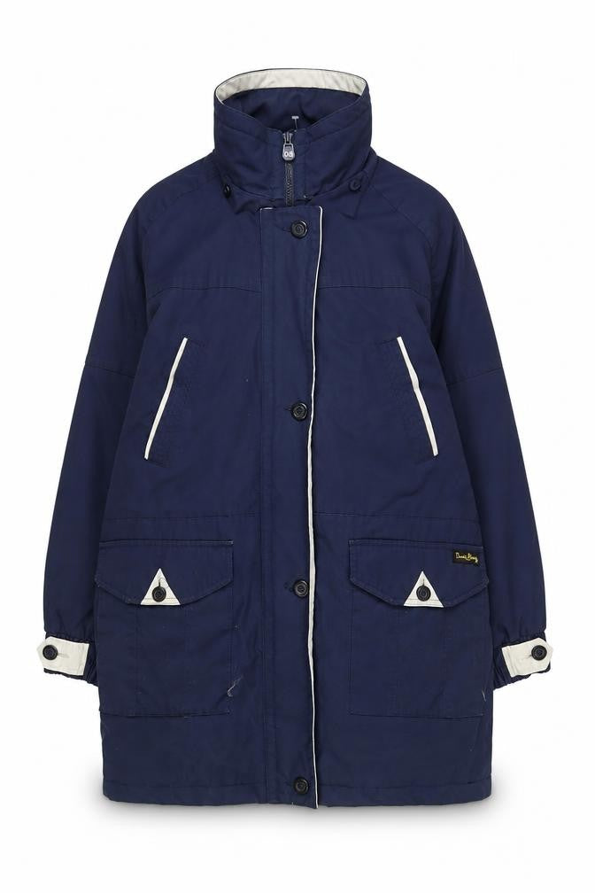 David Barry Women's Blue Parka Jacket Size 16