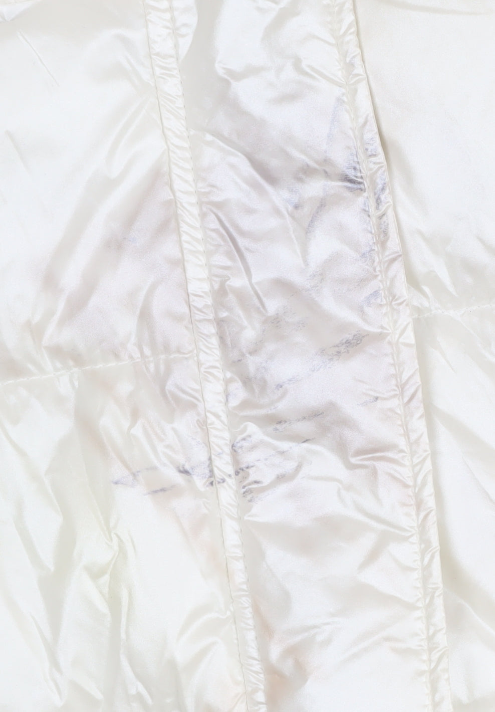 Next Women’s White Puffer Jacket, Size 8, Hooded, Casual