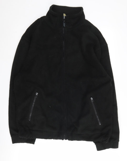 Originals Men's Black Fleece Jacket, M, Regular Fit