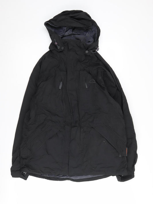 Mountainlife Men's Black Parka Jacket Size S