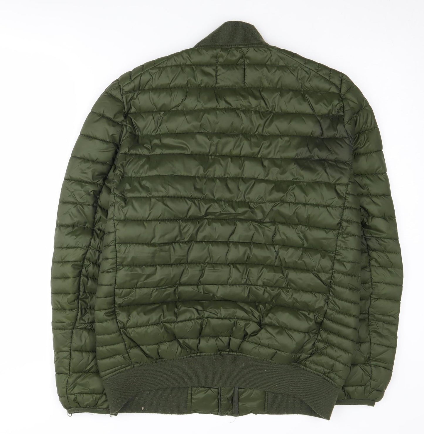 ASOS Men's Green Puffer Jacket Size S