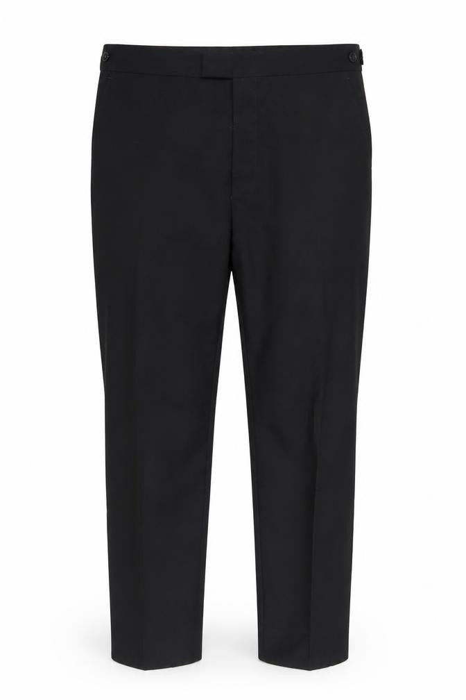 Moss Bros Men's Black Wool Trousers Size 36