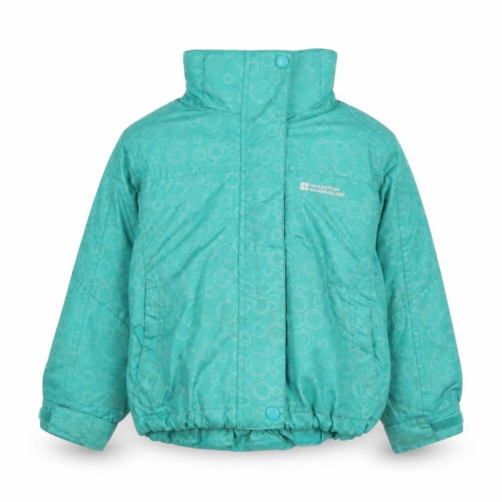 Mountain Warehouse Girls Green 3-4 Years Puffer Jacket