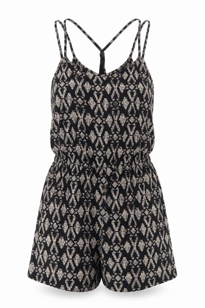 Staring at Stars Women's XS Black Geometric Playsuit