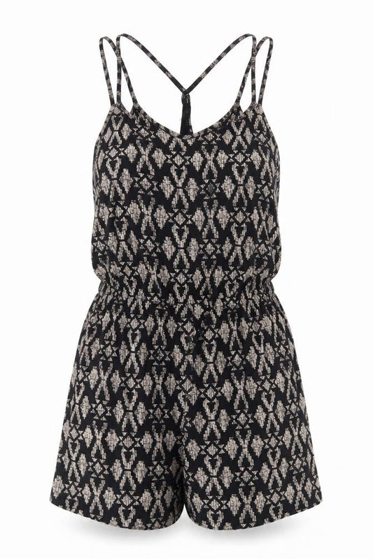Staring at Stars Women's XS Black Geometric Playsuit
