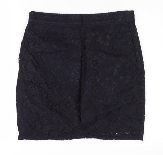 Reiss Women’s Black Lace Pencil Skirt Size 10