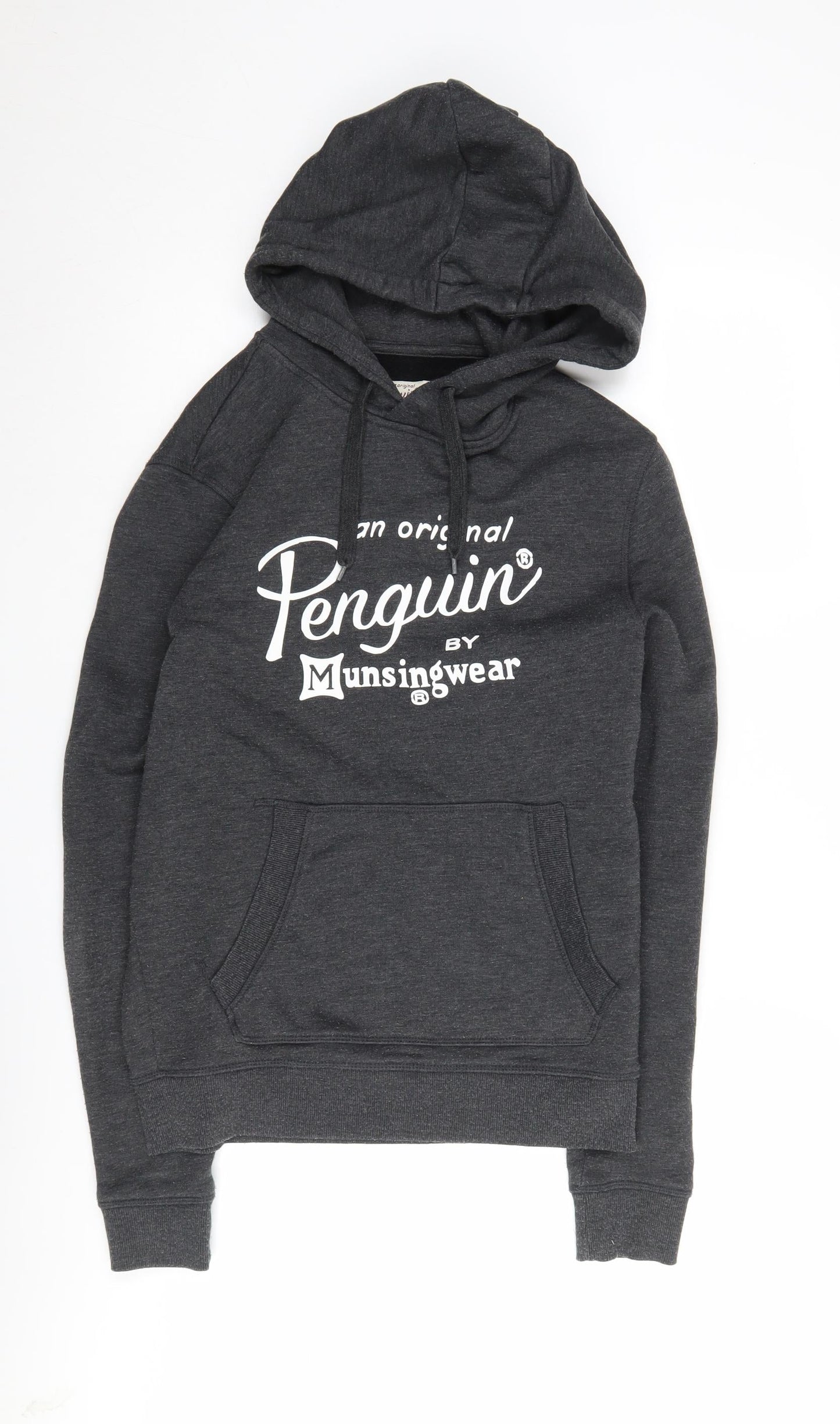 Penguin Men's Black S Pullover Hoodie Graphic Print