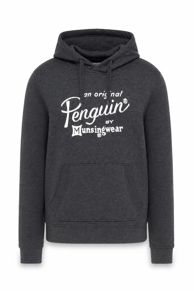 Penguin Men's Black S Pullover Hoodie Graphic Print