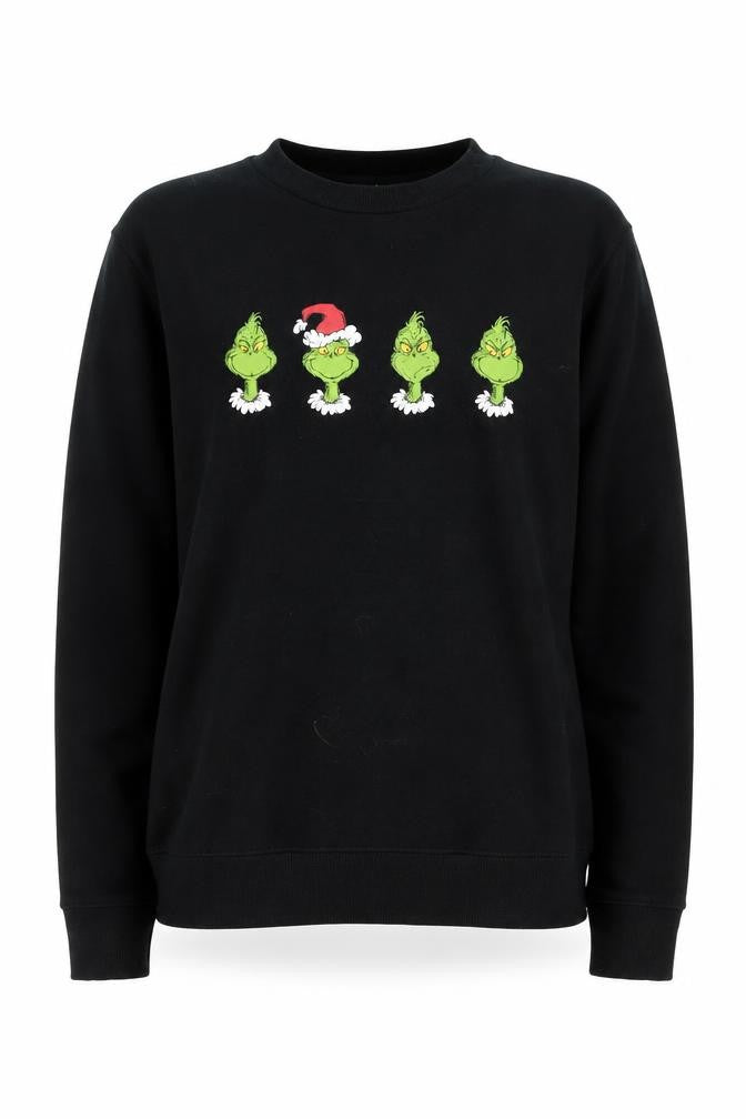 The Grinch Unisex Black XS Pullover Sweatshirt