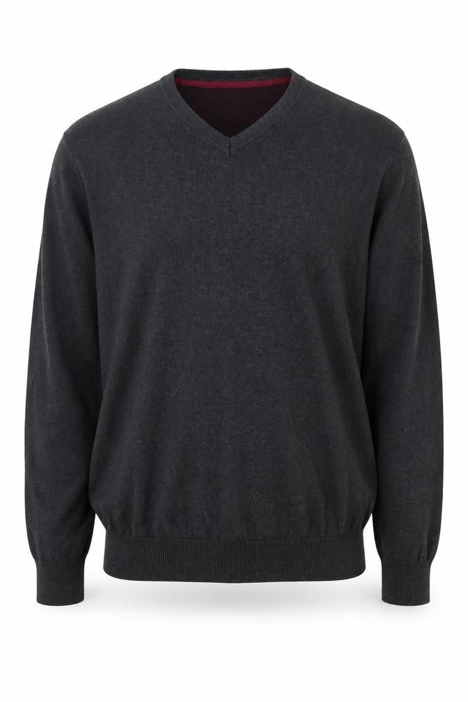 Jeff Banks Men's Black S Cotton Cashmere Pullover Jumper