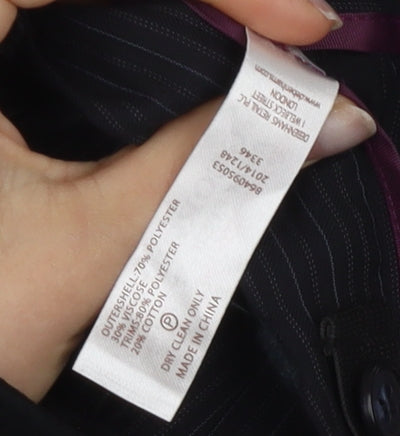 Brand and care label for St. George by Duffer boys’ black dress pants 9 years