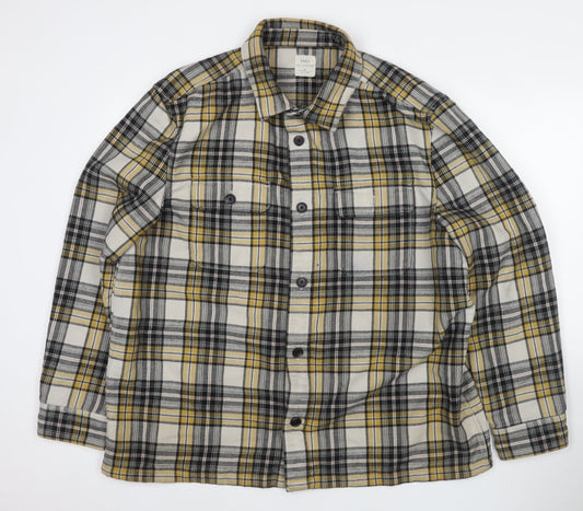 Marks and Spencer Men's XL Plaid Overshirt Jacket