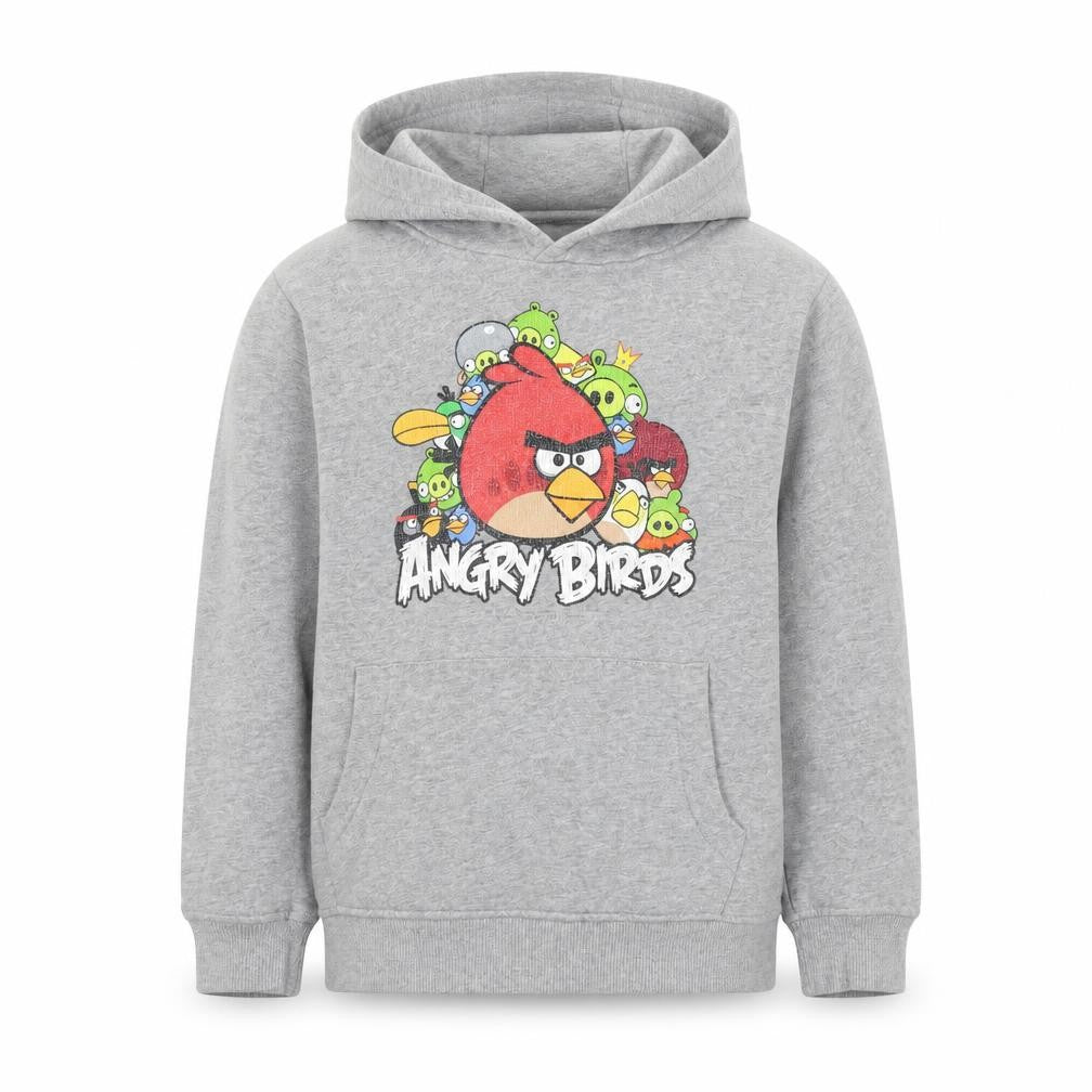 Next Boys Grey Angry Birds Pullover Hoodie 7 Years