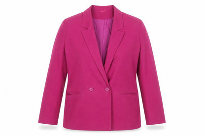 Richards Women's Pink Double-Breasted Suit Jacket