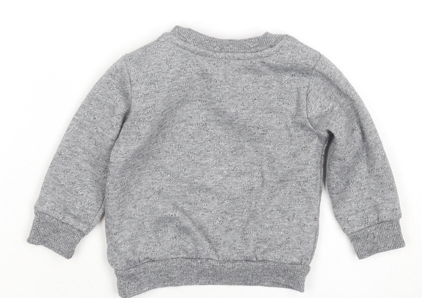Disney Grey Mickey Mouse Jumper 6-9 Months