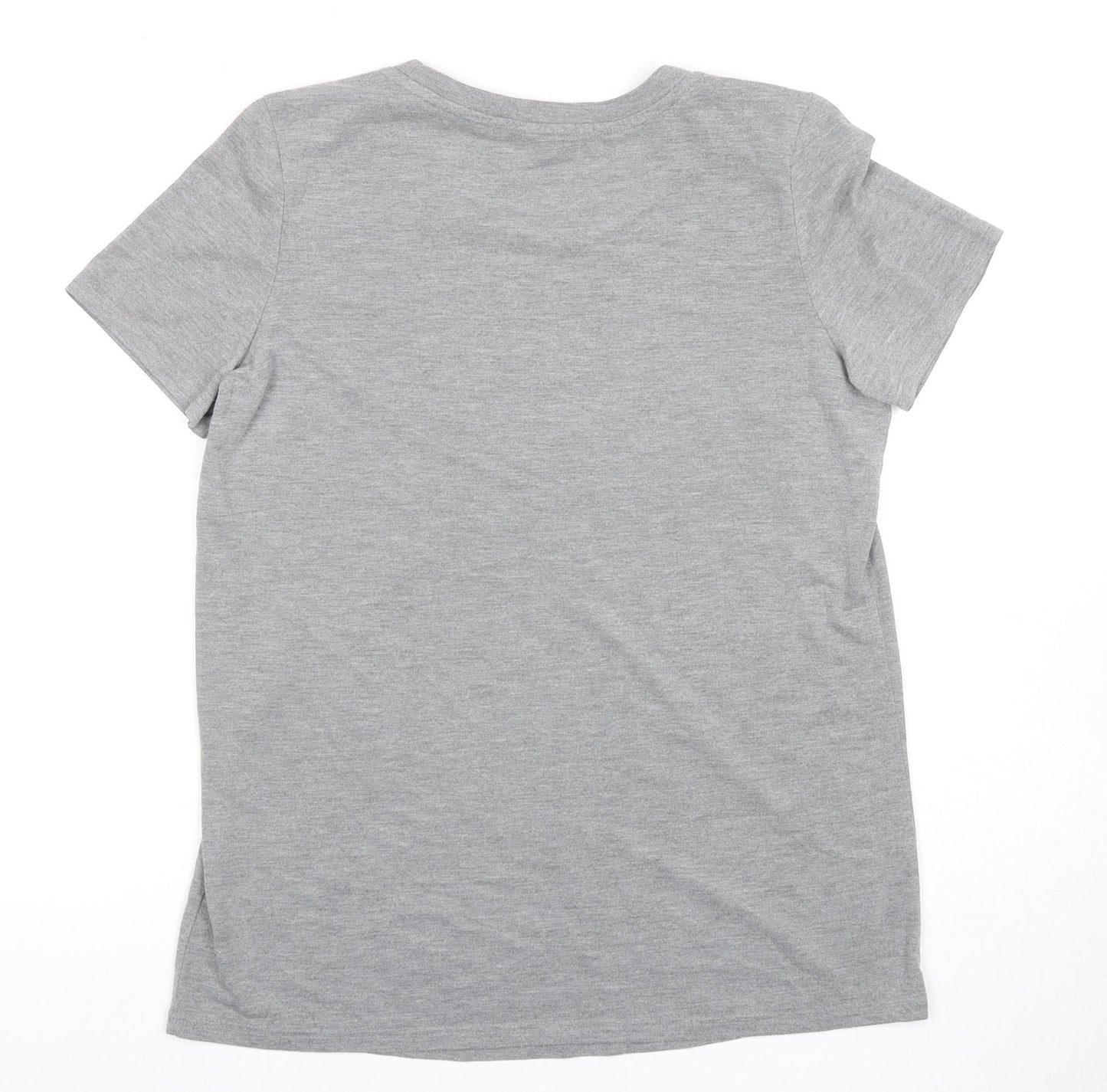 Next Women Grey Sequin T-Shirt UK 10