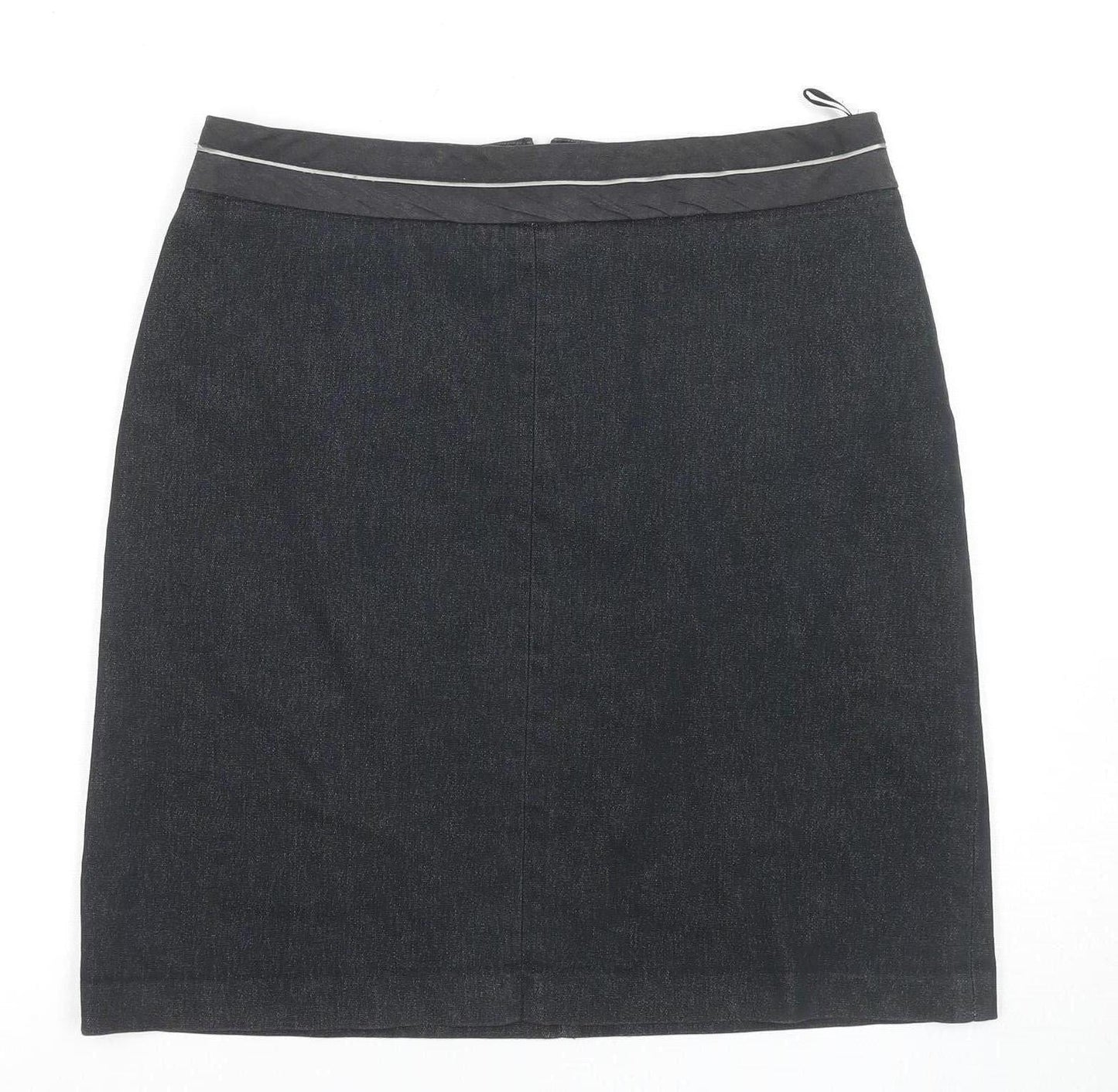 Per Una Women’s Black Knee Length Pencil Skirt Size 14