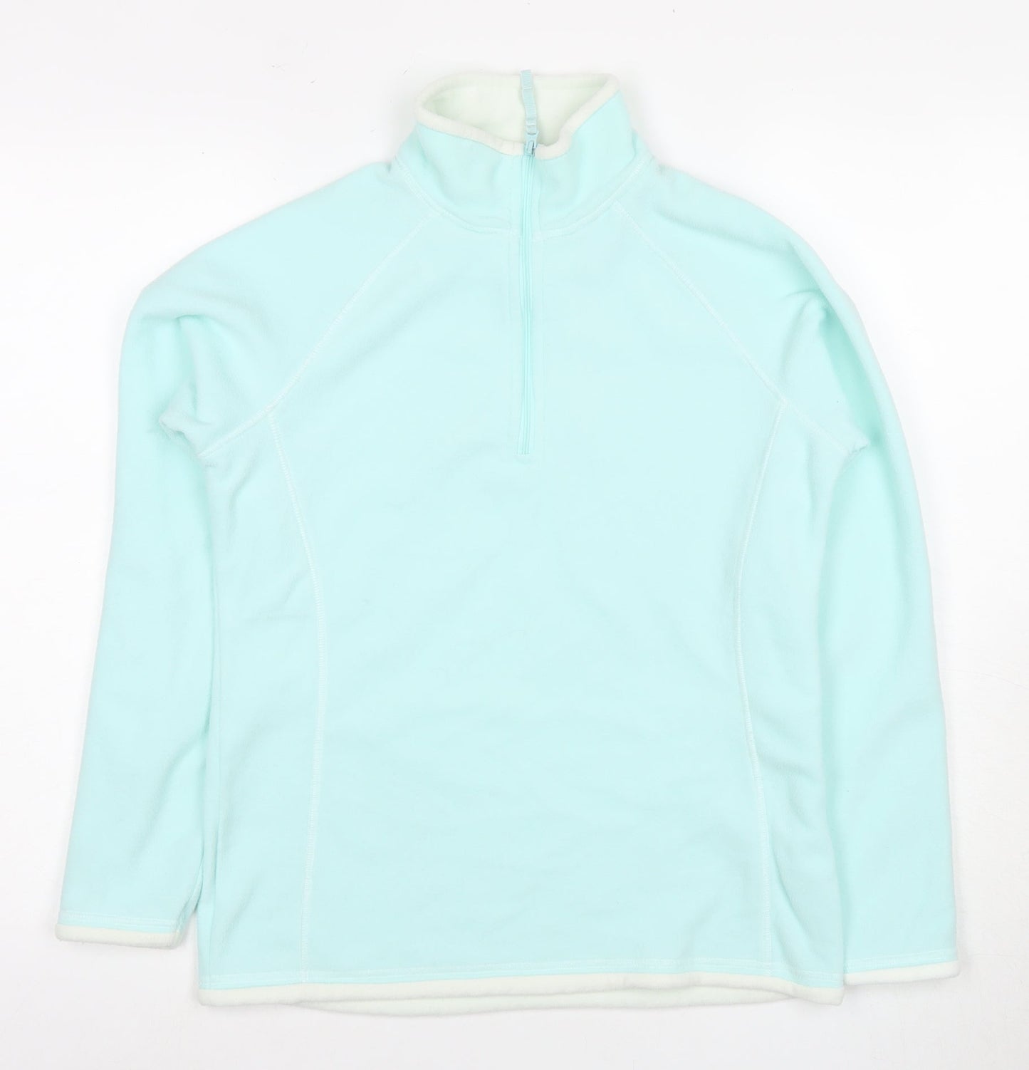 Mountain Warehouse Women's Blue Zip Sweatshirt Size 10