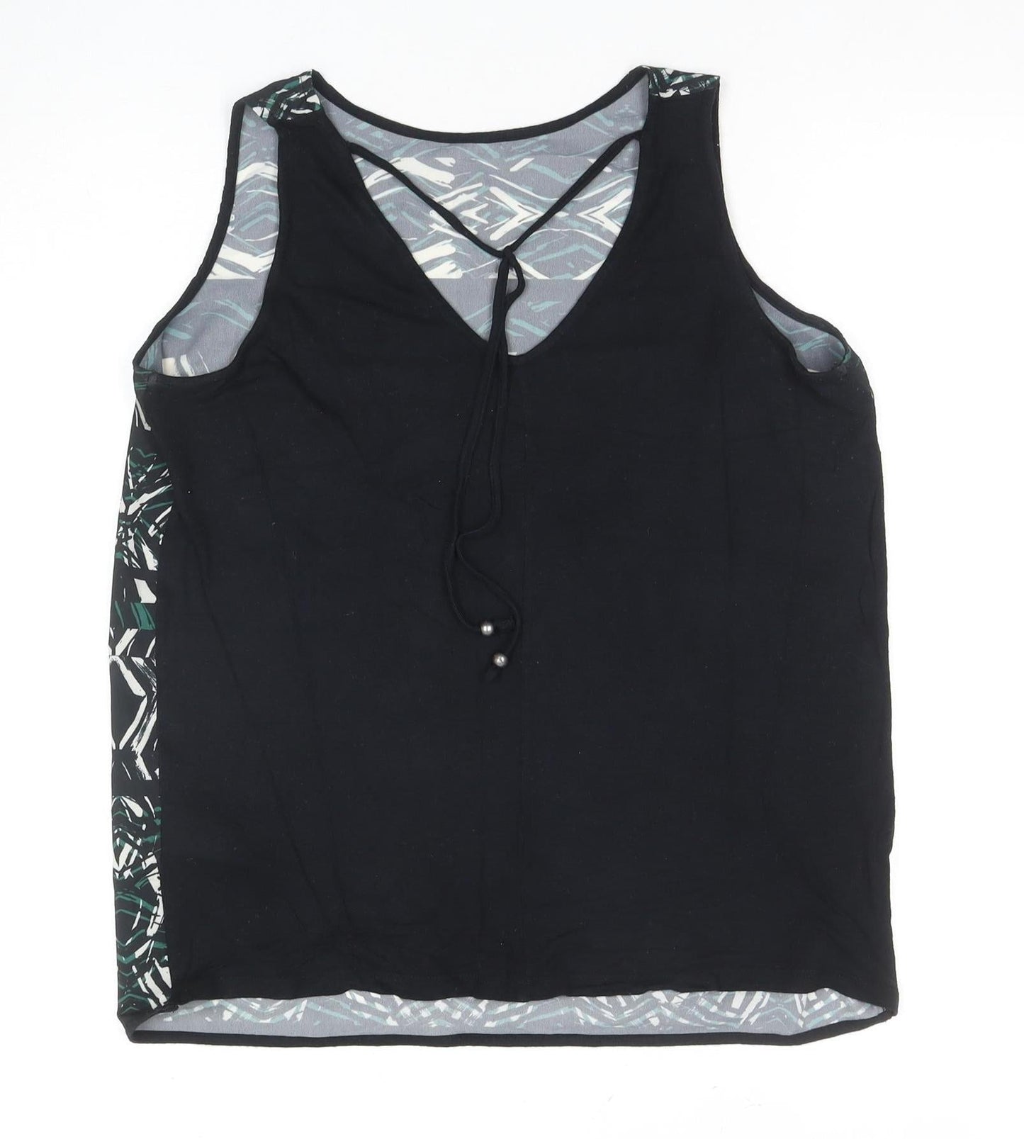 Warehouse Women's Multicoloured Geometric Tank Top Size 14