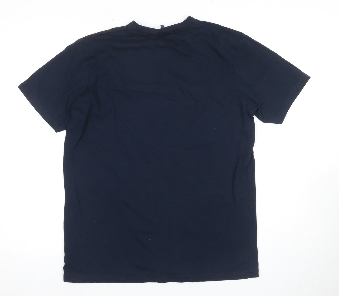 Cotton Traders Men's M Blue Graphic T-Shirt