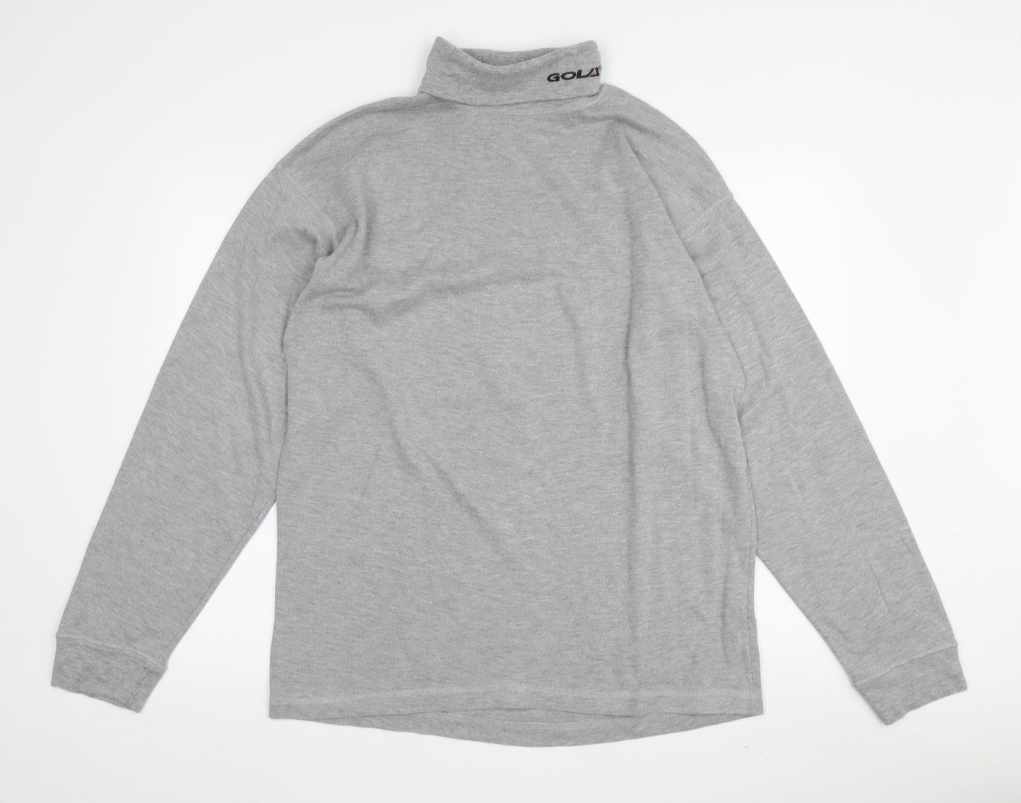 Gola Men's Grey Roll Neck Long Sleeve Top XL