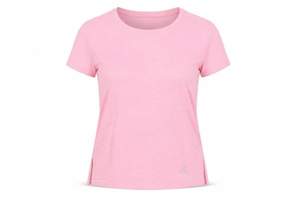 Adidas Women's Pink T-Shirt Size 12 Crew Neck