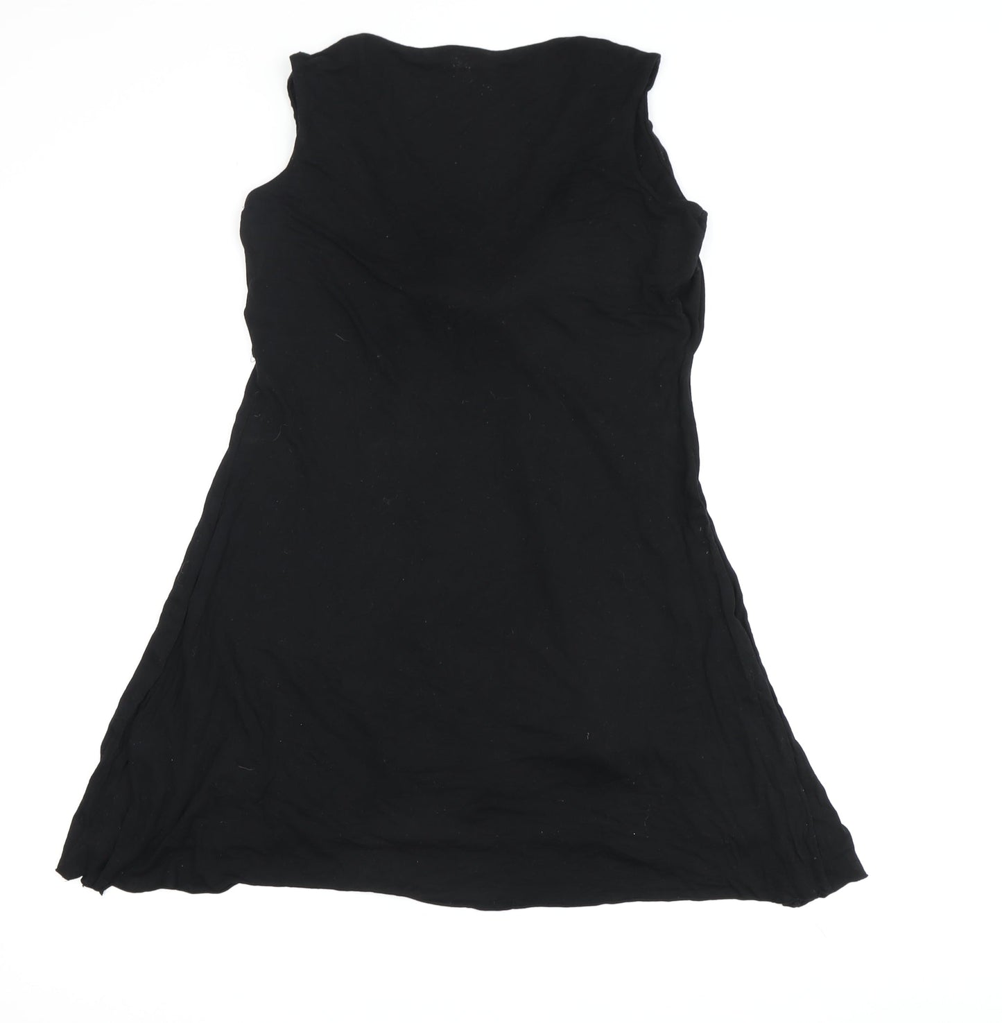 All Saints Women's Black Wrap Blouse in Size Small