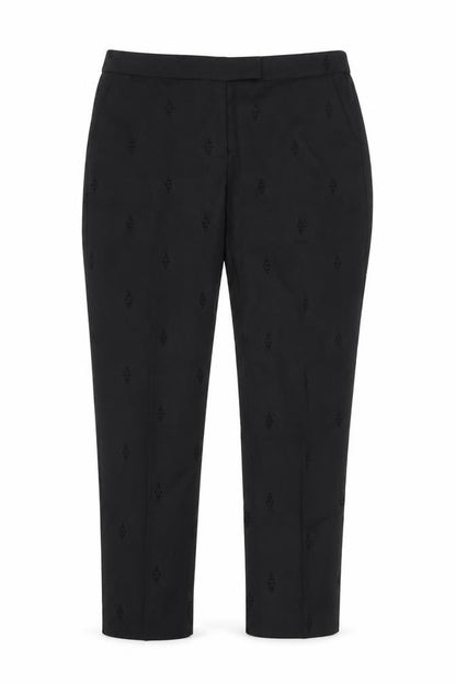 Warehouse Women’s Black Cropped Trousers Size 12