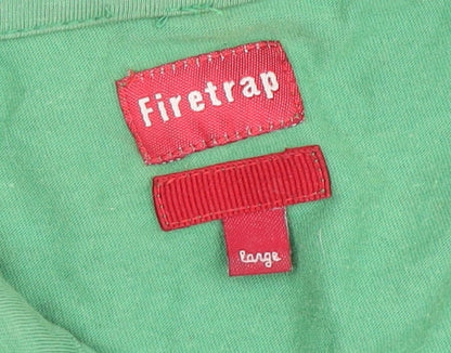 Firetrap Men's Green Basic Jacket, Size L, Casual Style