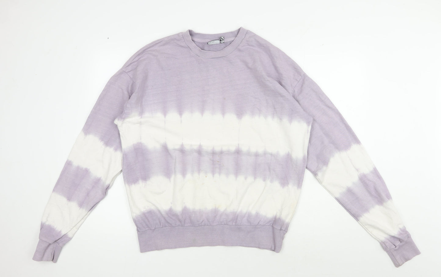 ASOS Women’s Purple Tie-Dye Crew Neck Sweatshirt, Size 12