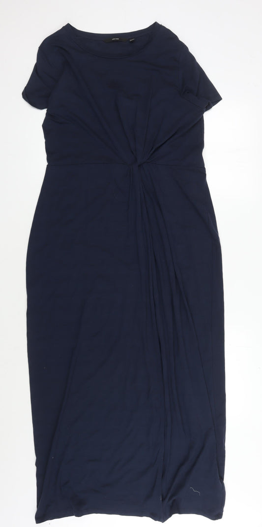 Vero Moda Women's Blue Long Bodycon Dress - XL