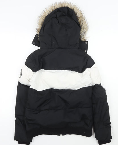 SDNY Women's Black/White Puffer Jacket Size 6