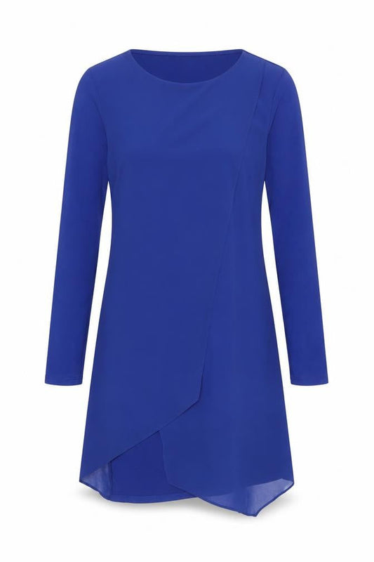 Phase Eight Women's Asymmetric Blue Midi Dress Size 8