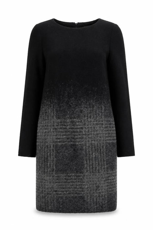 Mango Women's XS Black Grey Sheath Dress