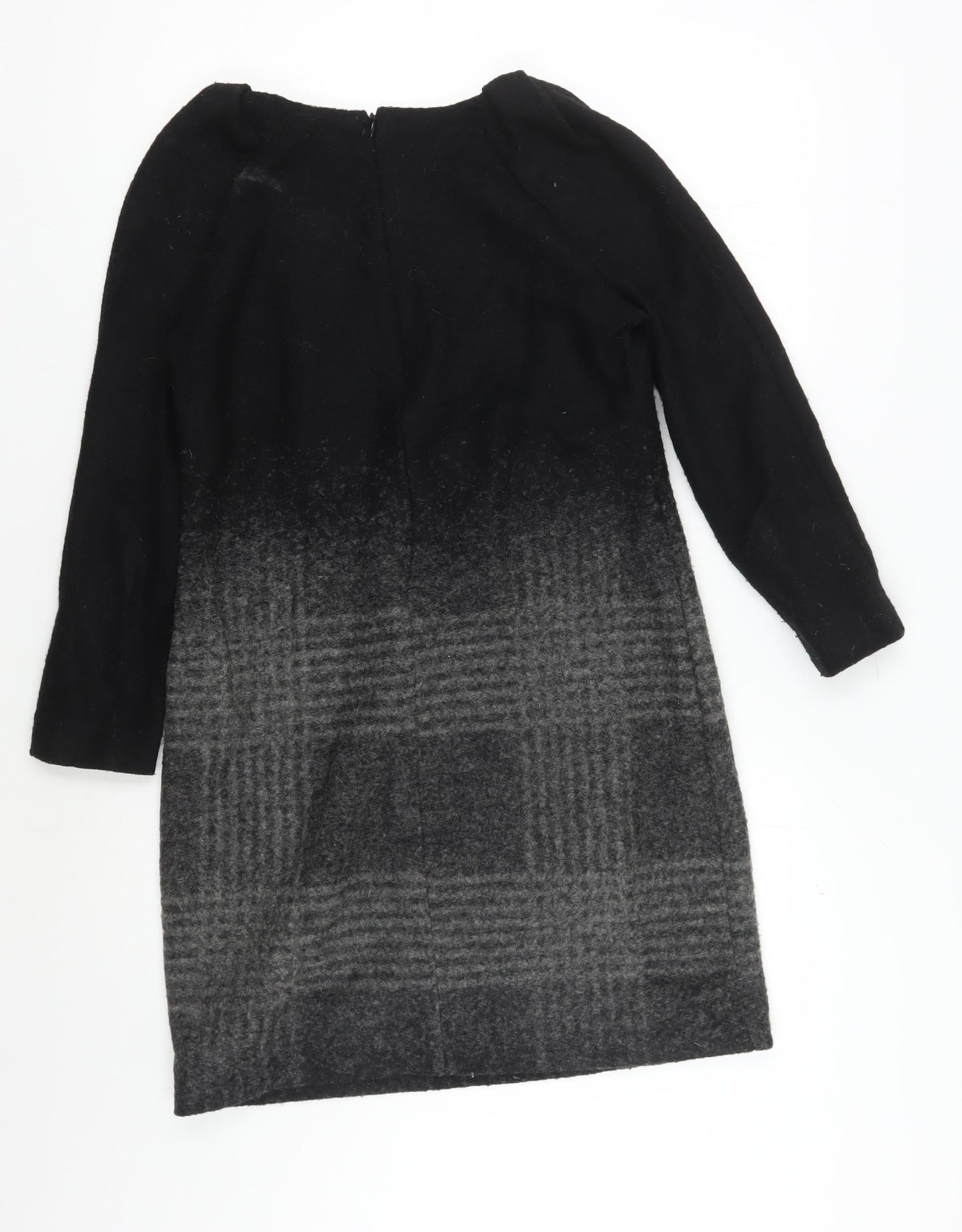 Mango Women's XS Black Grey Sheath Dress