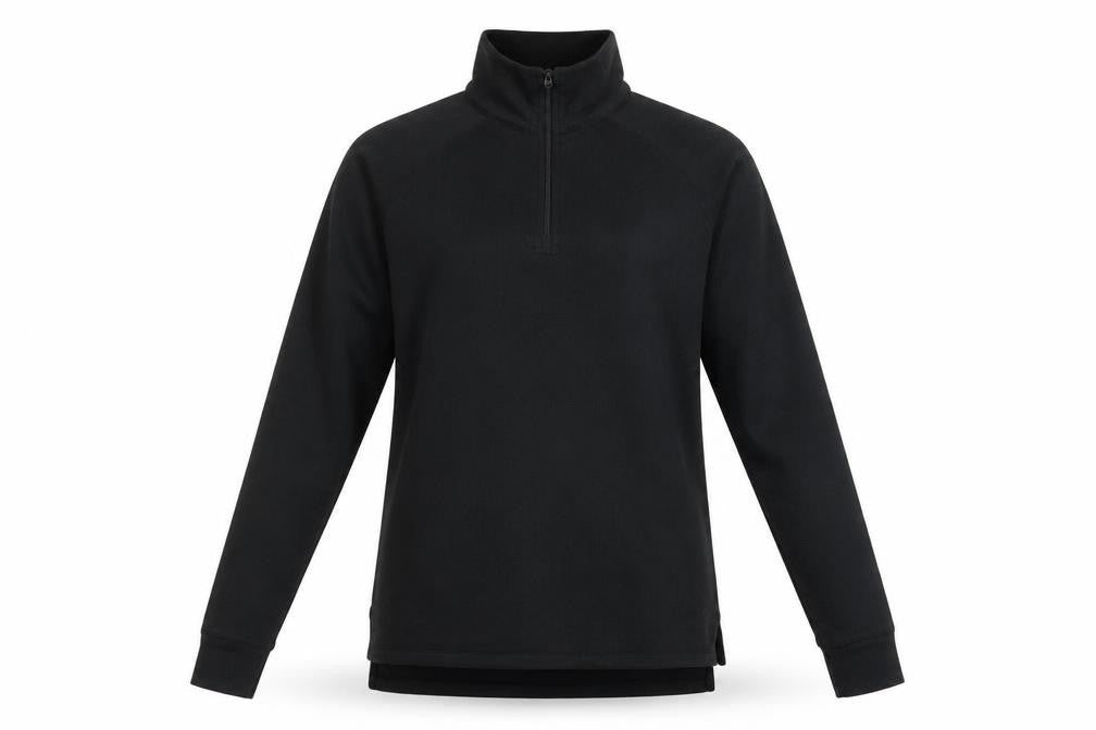 Trespass Unisex Black Pullover 2XS, High Neck, 1/4 Zip