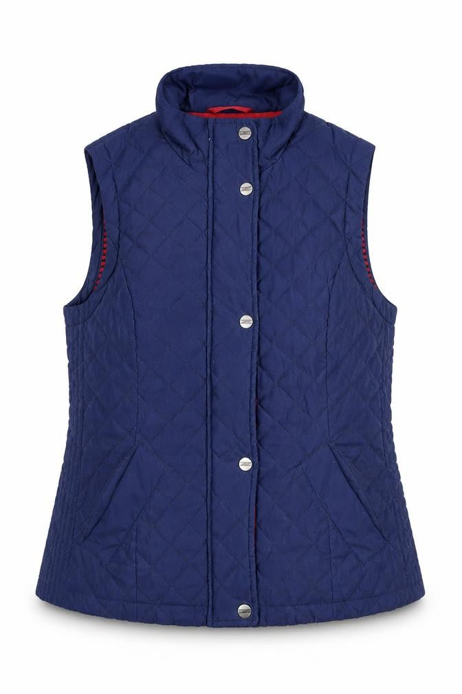 Marks & Spencer Women's Blue Quilted Waistcoat M